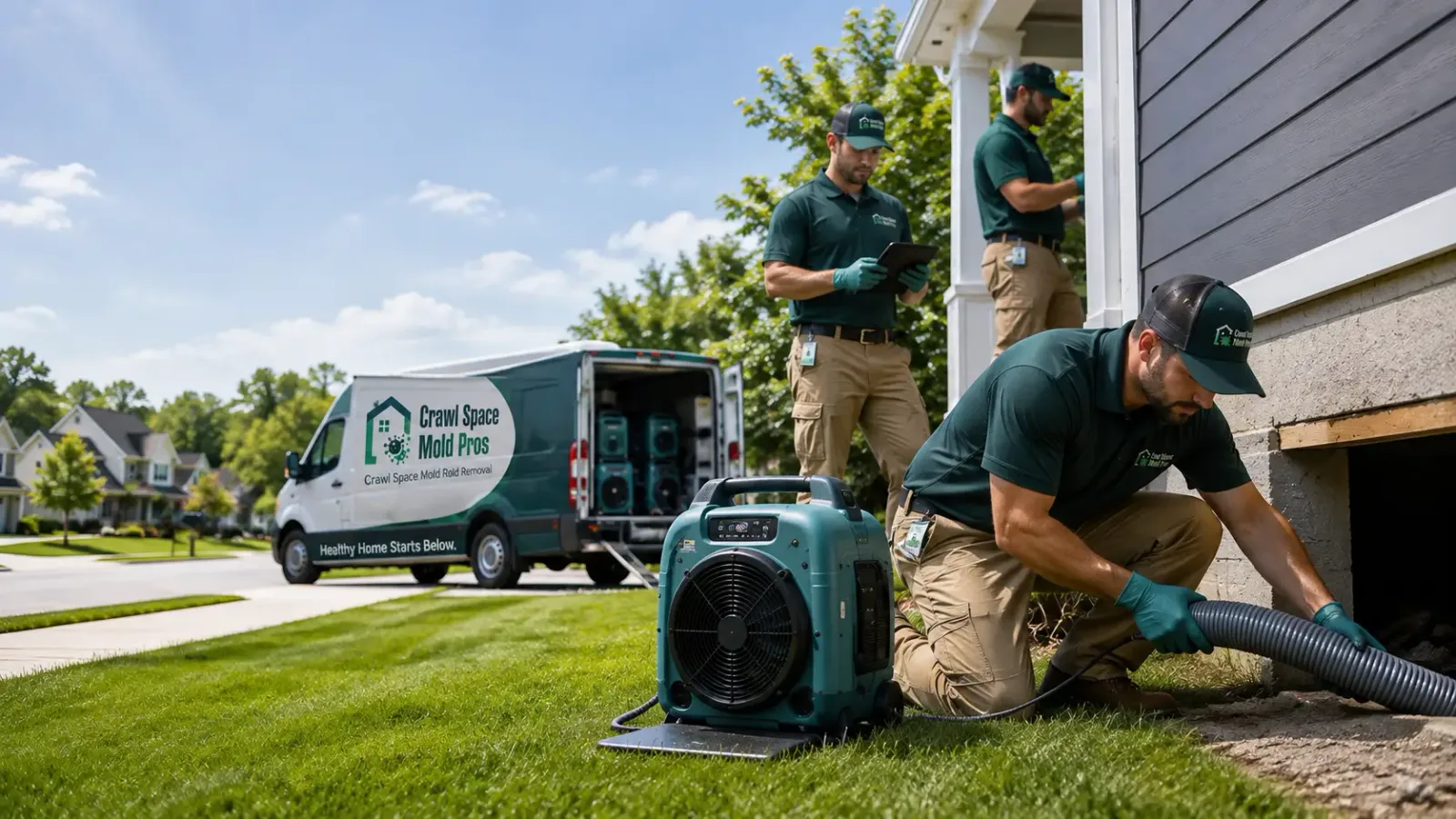 Crawl Space Mold Removal in Ashley, OH
